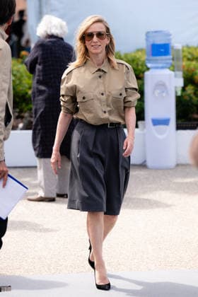 Cannes La Vie D Une Femme Photocall LZ Lea Drucker attends the La Vie D Une Femme A Womans Life photocall during the 79th Cannes Film Festival in Cannes on May 14, 2026. Photo by Laurent Zabulon ABACAPRESS.COM Cannes  Copyright: xZabulonxLaurentx