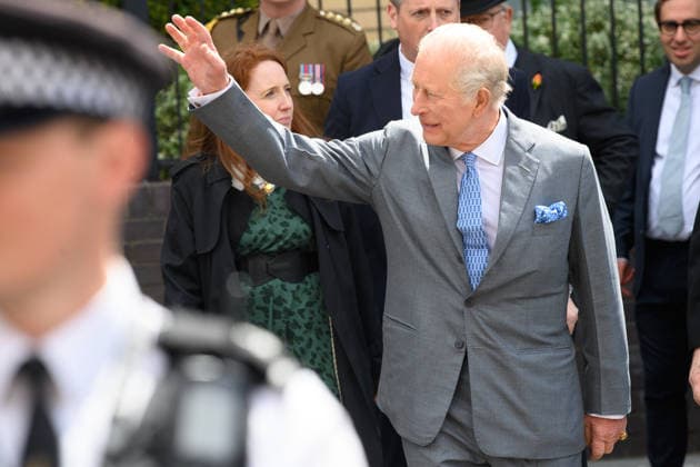 King Charles III Visits Golders Green, London, UK - Thursday 14 May 2026 King Charles III visits members of the Jewish community in Golders Green, London, England, UK on Thursday 14 May, 2026 to show solidarity and support., Credit:Justin Ng Avalon UK, England, London, Golders Green  Copyright: xJustinxNgx xAvalonx 1098933245