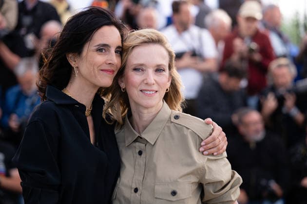 Cannes La Vie D Une Femme Photocall LZ Charline Bourgeois Tacquet and Lea Drucker attend the La Vie D Une Femme A Womans Life photocall during the 79th Cannes Film Festival in Cannes on May 14, 2026. Photo by Laurent Zabulon ABACAPRESS.COM Cannes  Copyright: xZabulonxLaurentx