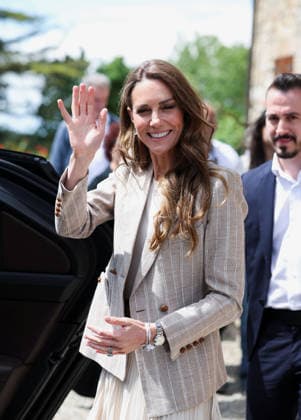 . 14 05 2026. Reggio Emilia, Italy. Kate Middleton, the Princess of Wales, during a visit to Agriturismo Al Vigneto, a vineyard and farmhouse , on the last engagement of her two day visit to Italy.  xPicturexbyxxi-Imagesx xPoolx IIM-26770-0066