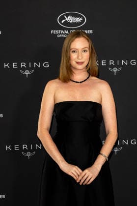 Cannes - Hannah Einbinder at Kering Talk AAR Actress and Comedian Hannah Einbinder participates in Kering Talk at Carlton hotel, as part of the 79th Cannes Film Festival in Cannes, France, on May 14, 2026. Photo by Ammar Abd Rabbo ABACAPRESS.COM Cannes France  Copyright: xAbdxRabboxAmmar ABACAx