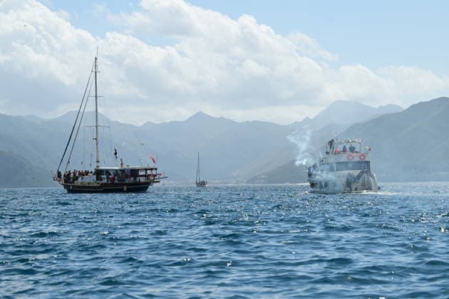 Global Sumud Flotilla departs from Marmaris for Gaza MUGLA, TURKIYE - MAY 14: The Global Sumud Flotilla, formed to break the Israeli blockade, set sail into the Mediterranean from Marmaris with a fleet of 54 boats bound for Gaza, in Mugla, Turkiye on May 14, 2026. Orhan Cicek Anadolu Mugla Turkey. Editorial use only. Please get in touch for any other usage.  Copyright: x2026xAnadoluxOrhanxCicekx