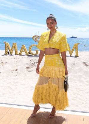 Flora Coquerel Miss France 2014 at the Magnum fashion show on Magnum beach Cannes on the occasion of the 79th Cannes International Film Festival, France, May 14, 2026 Denis Guignebourg Bestimage After announcing the launch of Maison Magnum®, haute couture opens its exceptional podium to A Castillon for an exclusive showcase on May 14 on the Magnum Cannes beach on the occasion of the 79th Cannes Film Festival. Previously at the heart of Maison Magnum® an inaugural fashion show artistically directed by L Roach and couture silhouettes imagined by V Weinsanto celebrating a shared vision of pleasure as a sensory experience, at the crossroads of gourmandise and creativity This new take on gourmandise through creativity and contemporary culture w  Copyright: xDenisxGuignebourgx xBestimagexDenisxGuignebourgx xBestimagex