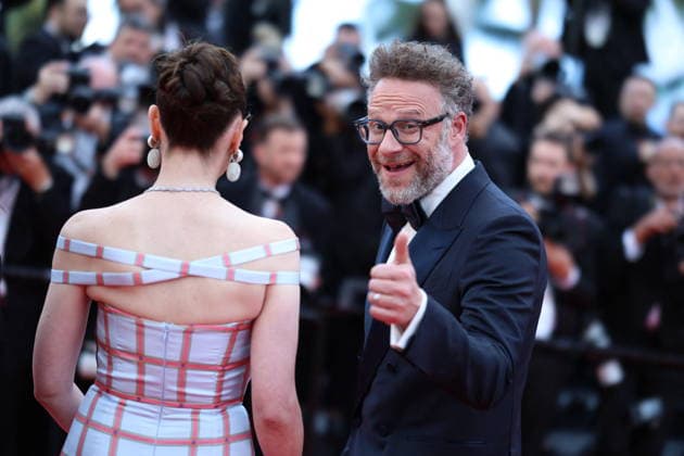 Cannes - Fatherland Red Carpet Seth Rogen and Lauren Miller Rogen attend the Fatherland screening during the 79th annual Cannes Film Festival at Palais des Festivals on May 14, 2026 in Cannes, France. Photo by Jerome Domine ABACAPRESS.COM Cannes France  Copyright: xDominexJerome ABACAx