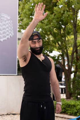 Cannes La Fouine exits Martinez MP Cannes, France- May 14: La Fouine leaves Hotel Martinez after attending Chopard gala during 79th Festival of Cannes, on May 14, 2026 in Cannes, France. Photo by Marco Piovanotto ABACAPRESS:COM Cannes France  Copyright: xPiovanottoxMarco ABACAx