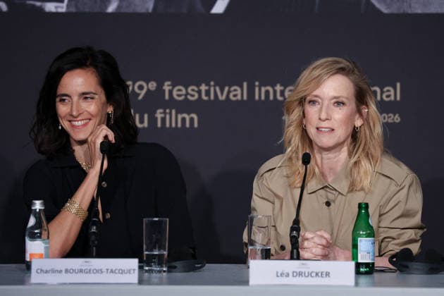 Cannes - La Vie d’une Femme A Woman s Life Press Conference Charline Bourgeois-Tacquet and Lea Drucker during the La vie d’une Femme (A Woman s Life) press conference at the 79th annual Cannes Film Festival on May 14, 2026 in Cannes, France. CANNES France  Copyright: xHaedrichxJean-Marc Pool ABACAPRESS.COMx