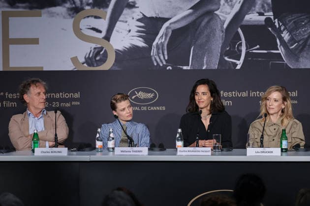 Cannes - La Vie d’une Femme A Woman s Life Press Conference Charles Berling, Melanie Thierry, Charline Bourgeois-Tacquet and Lea Drucker during the La vie d’une Femme (A Woman s Life) press conference at the 79th annual Cannes Film Festival on May 14, 2026 in Cannes, France. CANNES France  Copyright: xHaedrichxJean-Marc Pool ABACAPRESS.COMx