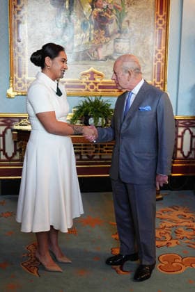 Audience at Buckingham Palace King Charles III during an audience with Maori queen, Te Arikinui Kuini Nga wai hono i te po, at Buckingham Palace, London. Picture date: Thursday May 14, 2026., Credit:Aaron Chown PA ROTA - B68 Avalon UK, London  Copyright: xAaronxChownx xPAxROTAx-xB68x xAvalonx 1098972037