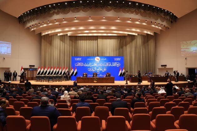 Iraq s new Prime Minister Zeydi and the 14 ministers of his cabinet receive a vote of confidence in Parliament BAGHDAD, IRAQ - MAY 14: Iraqi lawmakers attend a parliamentary session in which Prime Minister-designate Ali al-Zaidi and most members of his cabinet received a vote of confidence in Baghdad, Iraq on May 14, 2026. During the session, parliament approved the government program as well as Prime Minister al-Zaidi and 14 cabinet nominees by absolute majority. Murtadha Al-Sudani Anadolu Baghdad Iraq. Editorial use only. Please get in touch for any other usage.  Copyright: x2026xAnadoluxMurtadhaxAl-Sudanix