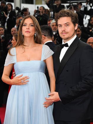 IPA84691300 - Cannes, 79th Cannes Film Festival 2026, evening 3 - red carpet of Histoires Paralleles (Parallel Tales). Pictured is pregnant Barbara Palvin, Dylan Sprouse  Copyright: xManuelexMangiarottix xPoolxPhotoxEventsx07x 84691300