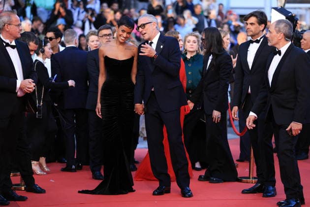 Cannes - Histoires Paralleles (Parallel Tales) Red Carpet Vincent Cassel and girlfriend Narah Baptista at the Histoires Paralleles (Parallel Tales) screening red carpet during the 79th annual Cannes Film Festival at Palais des Festivals on May 14, 2026 in Cannes, France. Photo by Jerome Domine ABACAPRESS.COM Cannes France  Copyright: xDominexJerome ABACAx
