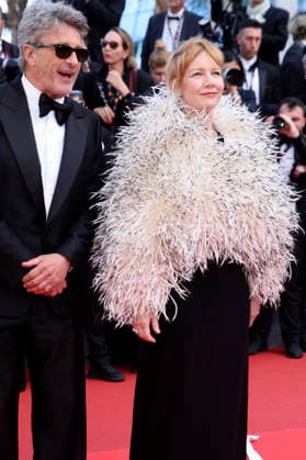 Pawel Pawlikowski und Sandra Hüller bei der Premiere des Kinofilms Fatherland auf dem Festival de Cannes 2026 79. Internationale Filmfestspiele von Cannes im Palais des Festivals. Cannes, 14.05.206