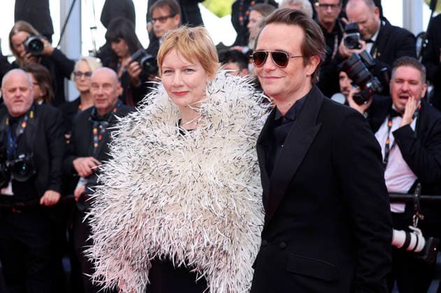Sandra Hüller und August Diehl bei der Premiere des Kinofilms Fatherland auf dem Festival de Cannes 2026 79. Internationale Filmfestspiele von Cannes im Palais des Festivals. Cannes, 14.05.206
