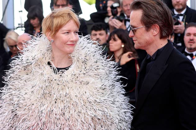 Sandra Hüller und August Diehl bei der Premiere des Kinofilms Fatherland auf dem Festival de Cannes 2026 79. Internationale Filmfestspiele von Cannes im Palais des Festivals. Cannes, 14.05.206