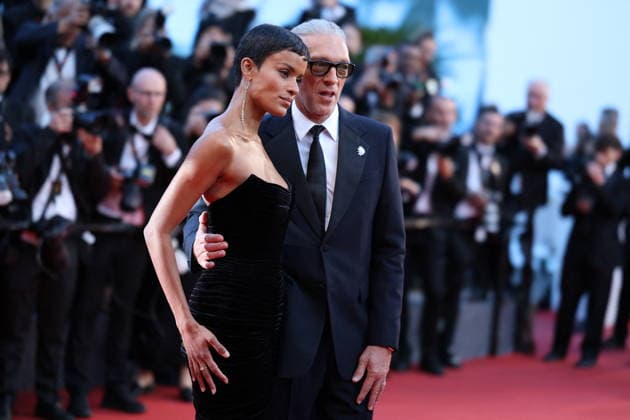 Cannes - Histoires Paralleles (Parallel Tales) Red Carpet Vincent Cassel and girlfriend, Narah Baptista at the Histoires Paralleles (Parallel Tales) screening red carpet during the 79th annual Cannes Film Festival at Palais des Festivals on May 14, 2026 in Cannes, France. Photo by Jerome Domine ABACAPRESS.COM Cannes France  Copyright: xDominexJerome ABACAx