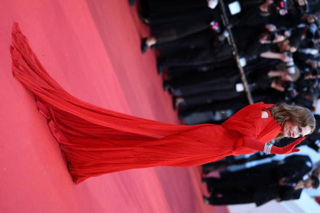 Cannes - Histoires Paralleles (Parallel Tales) Red Carpet Isabelle Huppert at the Histoires Paralleles (Parallel Tales) screening red carpet during the 79th annual Cannes Film Festival at Palais des Festivals on May 14, 2026 in Cannes, France. Photo by Jerome Domine ABACAPRESS.COM Cannes France  Copyright: xDominexJerome ABACAx