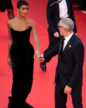 Cannes Histoires Paralleles Red Carpet EB French actor Vincent Cassel and his partner Brazilian model Narah Baptista arrive for the screening of the film Histoires Paralleles (Parallel Tales) at the 79th edition of the Cannes Film Festival in Cannes, southern France on May 14, 2026.Photo by Eliot Blondet ABACAPRESS.COM Cannes France France  Copyright: xBlondetxEliot ABACAx