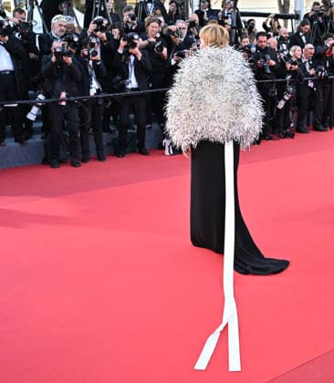 79th Cannes Film Festival: Fatherland screening CANNES, FRANCE - MAY 14: German actress Sandra Huller leaves after the screening of the film Fatherland at the 79th edition of the Cannes Film Festival in Cannes, France on May 14, 2026. Mustafa Yalcin Anadolu Cannes France. Editorial use only. Please get in touch for any other usage.  Copyright: x2026xAnadoluxMustafaxYalcinx