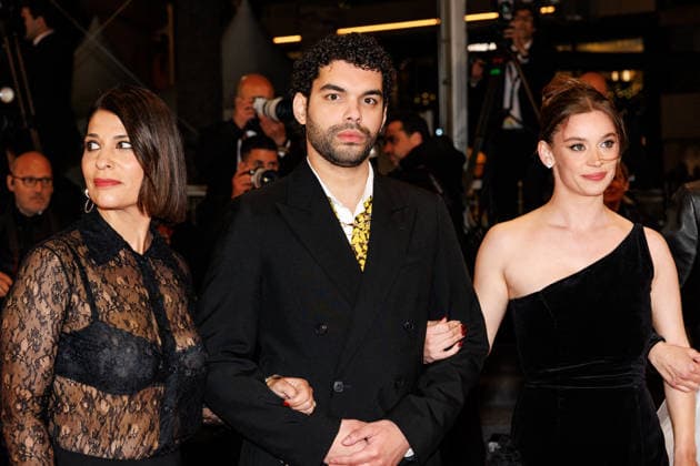 Carole Lambert, Sami Outalbali, Mara Taquin Montée des marches du film Sanguine lors du 79ème Festival International du Film de Cannes, le 14 mai 2026 Jacovides Moreau Bestimage Red carpet for Species at the 79th Cannes International Film Festival on May 14, 2026 Cannes France  Copyright: xJACOVIDES-MOREAUx xBESTIMAGExJACOVIDES-MOREAUx xBESTIMAGEx