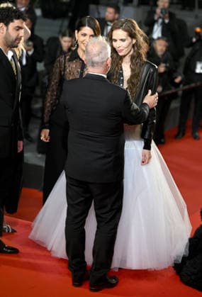 79ème Festival International du Film de Cannes Montée des marches du film Sanguine 79th International Cannes Film Festival Red Carpet with Sanguine movie cast 456028 2026 05 14 Cannes France Le Corroler, Marion  Copyright: xSergexArnalx xStarfacex STAR_456028_004