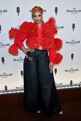 Cannes House Of Magnum Party JR Alicia Aylies attending the House of Magnum Party during the 79th Cannes Film Festival in Cannes, France on May 14, 2026. Photo by Julien Reynaud APS-Medias ABACAPRESS.COM Cannes France  Copyright: xReynaudxJulien APS-Medias ABACAx