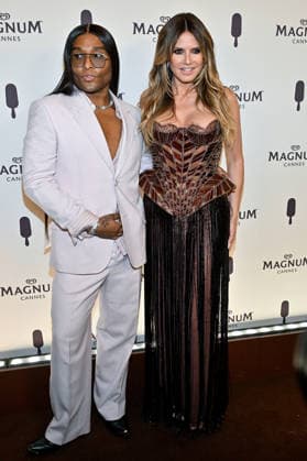 Cannes House Of Magnum Party JR Law Roach, Heidi Klum attending the House of Magnum Party during the 79th Cannes Film Festival in Cannes, France on May 14, 2026. Photo by Julien Reynaud APS-Medias ABACAPRESS.COM Cannes France  Copyright: xReynaudxJulien APS-Medias ABACAx