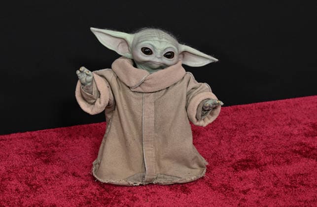 ˜Star Wars: The Mandalorian and Grogu™ World Premiere Grogu arriving to Star Wars: The Mandalorian and Grogu world premiere held at the TCL Chinese Theatre on May 14, 2026 in Hollywood, CA. Hollywood TCL Chinese Theatre California USA Copyright: xLisaxOConnorx xAFF-USA.comx