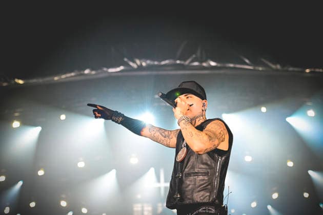 May 14, 2026, Napoli, Italy: Italian rapper Andrea Arrigoni better known by the stage name Shiva performs live at PalaPartenope in Napoli. Napoli Italy - ZUMAs197 20260514_aaa_s197_305 Copyright: xPaolaxVisonex