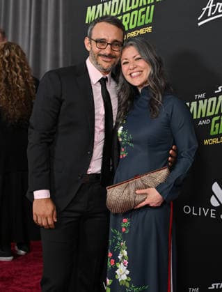 ˜Star Wars: The Mandalorian and Grogu™ World Premiere Omid Abtahi and Sabrina Bolin arriving to Star Wars: The Mandalorian and Grogu world premiere held at the TCL Chinese Theatre on May 14, 2026 in Hollywood, CA. Hollywood TCL Chinese Theatre California USA Copyright: xLISAxOConnorx xAFF-USA.comx