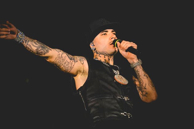 May 14, 2026, Napoli, Italy: Italian rapper Andrea Arrigoni better known by the stage name Shiva performs live at PalaPartenope in Napoli. Napoli Italy - ZUMAs197 20260514_aaa_s197_340 Copyright: xPaolaxVisonex