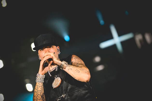 May 14, 2026, Napoli, Italy: Italian rapper Andrea Arrigoni better known by the stage name Shiva performs live at PalaPartenope in Napoli. Napoli Italy - ZUMAs197 20260514_aaa_s197_252 Copyright: xPaolaxVisonex