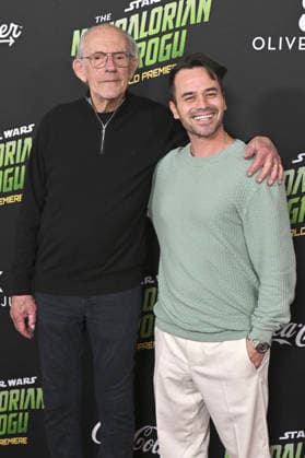 Christopher Lloyd und Daniel Logan bei der Weltpremiere des Kinofilms Star Wars: The Mandalorian and Grogu im TCL Chinese Theatre. Los Angeles, 014.05.2026