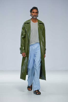 Australian Fashion Week 2026 - Runway - Gary Bigeni A model walks the runway during the Gary Bigeni show at Australian Fashion Week 2026 at the Museum of Contemporary Art on May 15, 2026 in Sydney, Australia., Credit:IOIO IMAGES IOIO Avalon Australia, New South Wales, Sydney, Museum of Contemporary Art  Copyright: xIOIOxIMAGESx xIOIOx xAvalonx 1099144892