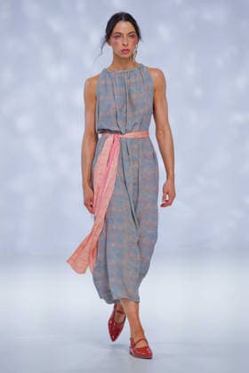 Australian Fashion Week 2026 - Runway - Ngali A model walks the runway during the Ngali Wander with Wonder Runway show at Australian Fashion Week 2026 at the Museum of Contemporary Art on May 15, 2026 in Sydney, Australia., Credit:IOIO IMAGES IOIO Avalon Australia, New South Wales, Sydney, Museum of Contemporary Art  Copyright: xIOIOxIMAGESx xIOIOx xAvalonx 1099146124