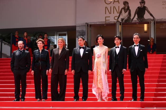 May 15, 2026, Cannes, Cote D azur, France: JEAN-CHARLES CLICHET, MARIE BUNEL, VIRGINIE EFIRA, RYUSUKE HAMAGUCHI, TAO OKAMOTO, KODAI KUROSAKI and KYOZO NAGATSUKA on the red carpet for the screening of ALL OF A SUDDEN at the 79th Annual Cannes Film Festival at Palais des Festivals in Cannes, France Cannes France - ZUMAc179 20260515_zep_c179_068 Copyright: xMickaelxChavetx