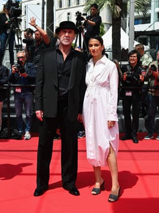 IPA84717487 - Cannes, 79th Cannes Film Festival 2026, evening 4 - red carpet of SOUDAIN (ALL OF A SUDDEN). Pictured: Eric Cantona and Rachida Brakni  Copyright: xManuelexMangiarottix xPoolxPhotoxEventsx07x 84717487