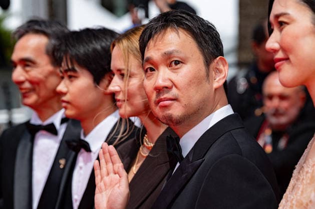 Cannes All Of A Sudden screening NG Marie Bunel, Virginie Efira, Ryusuke Hamaguchi, Tao Okamoto, Kodai Kurosaki, Kyozo Nagatsuka, Heloise Janjaud and a guest attending the Press Conference for ‘Soudain (All Of A Sudden)’ in Cannes at Palais Des Festivals in Cannes, France on May 15 2026 as part of the 79th Cannes Film Festival. Photo by Nicolas Genin ABACAPRESS.COM Cannes France  Copyright: xGeninxNicolas ABACAx
