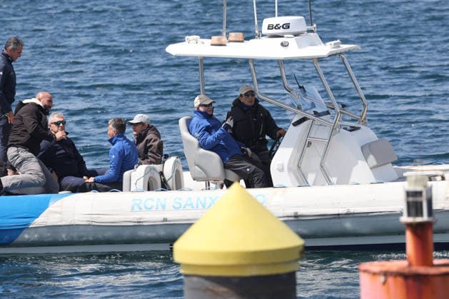 Simoneta Gómez Acebo accompanies King Juan Carlos on his journey at sea King Juan Carlos I and Pedro Campos embark at the port of Sanxenxo, on May 15, 2026, in Sanxenxo Galicia, Spain PUERTO SANXENXO REY JUAN CARLOS 15 MAY 2026 Raú Sanxenxo Sanxenxo Sanxenxo Spain  Copyright: xRaulxTerrelx 7525556