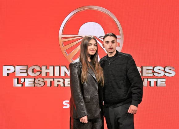 IPA84721391 - Milan,Italy Beijing Express 2026 The Far East photocall with winners Chanel Totti and Filippo Laurino I RECOMMENDED In the photo:Chanel Totti and Filippo Laurino I RECOMMENDED  Copyright: xNickxZonnax xNickxZonnax 84721391