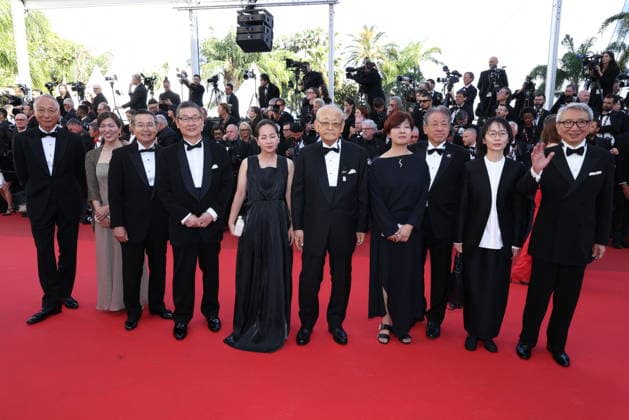 Cannes - Karma Red Carpet Tatsumi Yoda and guests attend the Karma screening during the 79th annual Cannes Film Festival at Palais des Festivals on May 15, 2026 in Cannes, France. Photo by Jerome Domine ABACAPRESS.COM Cannes France  Copyright: xDominexJerome ABACAx