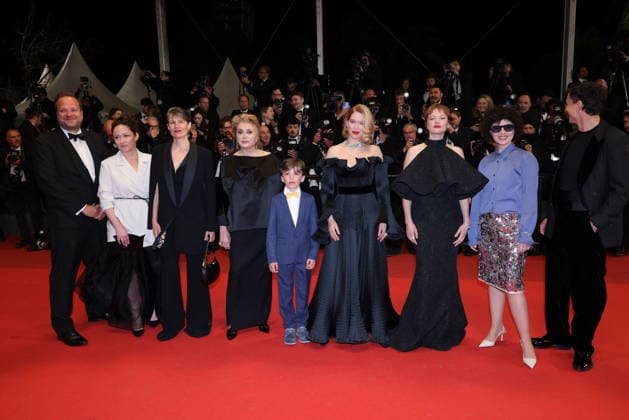 Cannes - Gentle Monster Red Carpet (L-R) Alexander Glehr, Johanna Scherz, Camille Dalmais, Catherine Deneuve, Malo Blanchet, Lea Seydoux, Jella Haase, Marie Kreutzer and Laurence Rupp attend the Gentle Monster screening on the red carpet during the 79th annual Cannes Film Festival at Palais des Festivals on May 15, 2026 in Cannes, France. Photo by Jerome Domine ABACAPRESS.COM Cannes France  Copyright: xDominexJerome ABACAx