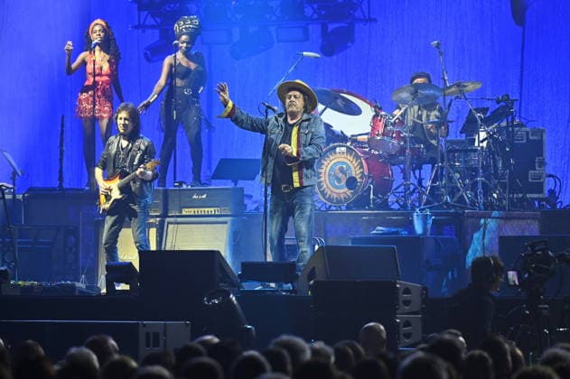 Music Concert - Zucchero - BAILA (sexy thing) 25th - Under the Moonlight Zucchero playing in Mantova during Zucchero - BAILA (sexy thing) 25th - Under the Moonlight, Music Concert in Mantova, Italy, May 15 2026 Mantova PalaUnical Italy Copyright: xAlessioxTarpinix xLiveMediax LPM_2452298