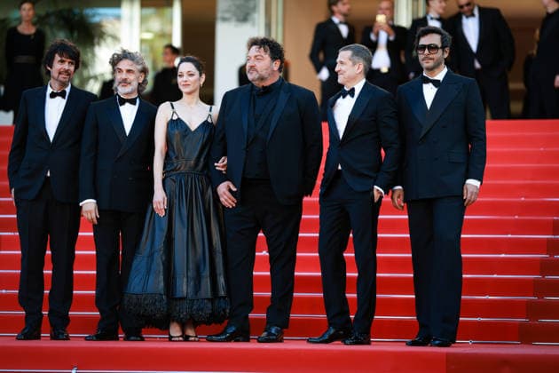 79ème Festival International du Film de Cannes Montée des marches du film Karma 79ème Festival International du Film de Cannes montee Karma 79th International Cannes Film Festival Red carpet Karma with Simon Jacquet, Leonardo Sbaraglia, Marion Cotillard, Denis Ménochet, Guillaume Canet and Maxime Nucci 456114 2026 05 15  Copyright: xLionelxGuericolas MPPx STAR_456114_168