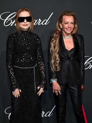 IPA84735578 - Cannes, 79th Cannes Film Festival 2026, evening 4 - The Chopard Universe Gala Evening. Pictured: Isabelle Huppert, and Caroline Scheufele  Copyright: xSimonexComix xPoolxPhotoxEventsx07x 84735578