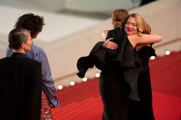 Cannes Gentle Monster Red Carpet EB Lea Seydoux and Jella Haase after the screening of the film Gentle Monster at the 79th edition of the Cannes Film Festival in Cannes, southern France on May 15, 2026. Photo by Eliot Blondet ABACAPRESS.COM Cannes France France  Copyright: xBlondetxEliot ABACAx