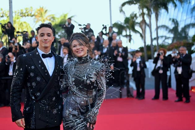 Cannes Karma Red Carpet. FC Thibaud Delapart aka Tibo InShape and Justine Delapart aka Juju Fitcats attending the Karma red carpet during the 79th Cannes Film Festival in Cannes, France on May 15, 2026. Photo by Franck Castel ABACAPRESS.COM Cannes  Copyright: xCastelxFranck ABACAx