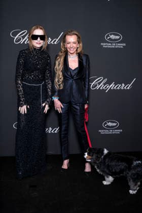 Isabelle Huppert and Caroline Scheufele at the Chopard Trophy dinner at the Carlton Beach Club during the 79th Cannes International Film Festival on 15 May 2026 Olivier Borde Bestimage the Chopard Trophy dinner at the Carlton Beach Club during the 79th Cannes International Film Festival on 15 May 2026 Cannes France  Copyright: xOLIVIERxBORDEx xBESTIMAGExOLIVIERxBORDEx xBESTIMAGEx