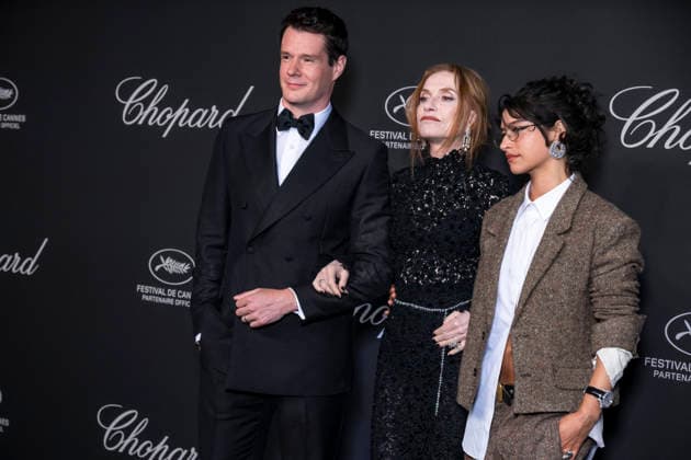 Connor Swindells, Isabelle Huppert, Odessa A zion au dîner du Trophée Chopard au Carlton Beach Club lors du 79ème Festival International du Film de Cannes le 15 mai 2026 Olivier Borde Bestimage the Chopard Trophy dinner at the Carlton Beach Club during the 79th Cannes International Film Festival on 15 May 2026 Cannes France  Copyright: xOLIVIERxBORDEx xBESTIMAGExOLIVIERxBORDEx xBESTIMAGEx