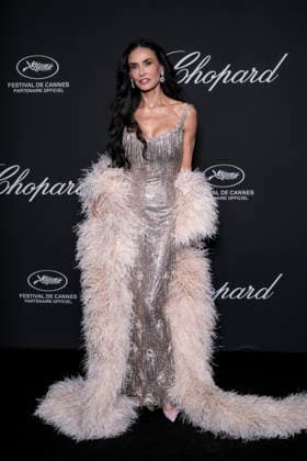 Demi Moore at the Chopard Trophy dinner at the Carlton Beach Club during the 79th Cannes International Film Festival on 15 May 2026 Olivier Borde Bestimage the Chopard Trophy dinner at the Carlton Beach Club during the 79th Cannes International Film Festival on 15 May 2026 Cannes France  Copyright: xOLIVIERxBORDEx xBESTIMAGExOLIVIERxBORDEx xBESTIMAGEx