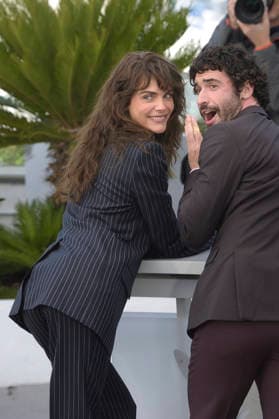 Jordan Firstman and Cara Delevingne arrive at the Club Kid photocall at the 79th annual Cannes Film Festival at Palais des Festivals on May 15, 2026 in Cannes, France.  CAN20260515791 RoccoxSpaziani